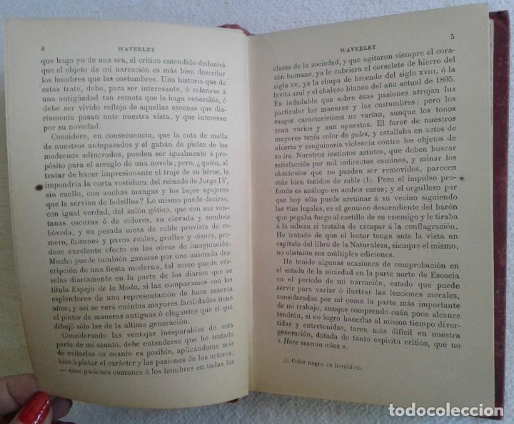 Libros antiguos: Walter SCOTT *WAVERLEY* 2 Tomos - Editor Garnier Paris Ca 1900 - Foto 15 - 290732503
