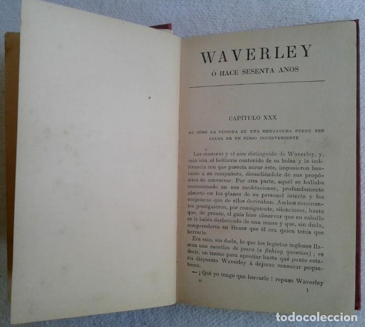 Libros antiguos: Walter SCOTT *WAVERLEY* 2 Tomos - Editor Garnier Paris Ca 1900 - Foto 14 - 290732503