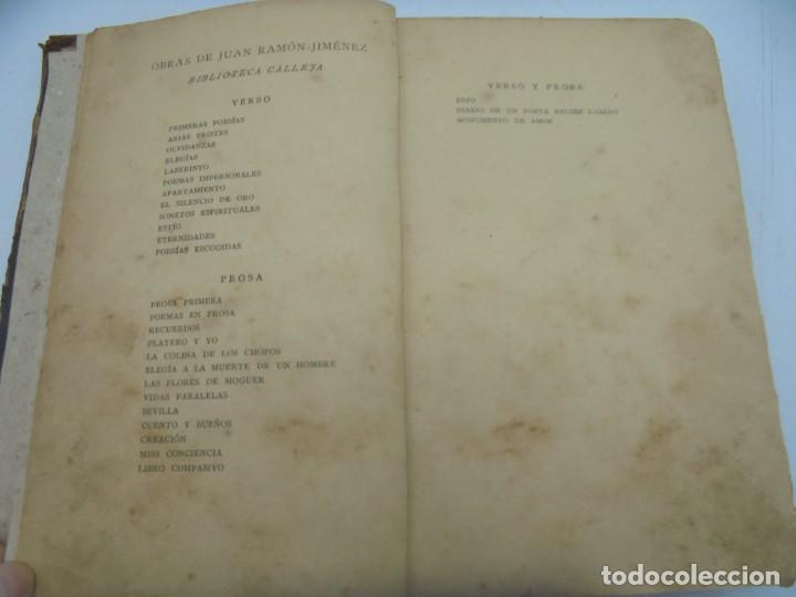 Libros antiguos: PLATERO Y YO. IMPRENTA DE FORTANET. 1917. - Foto 3