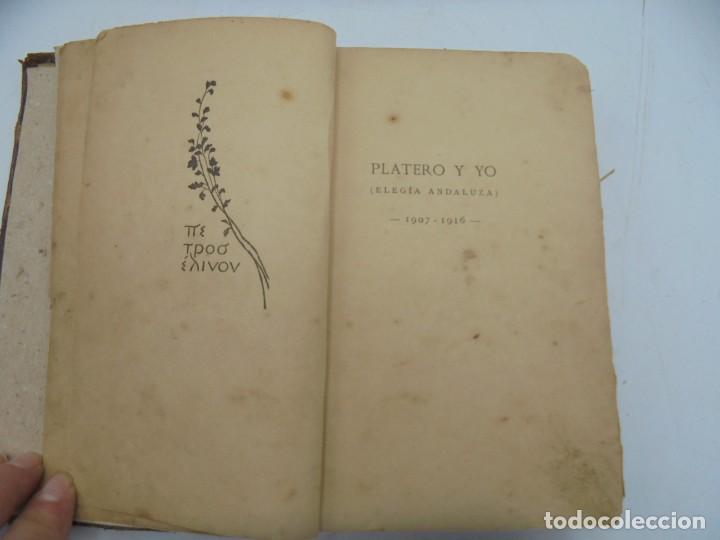 Libros antiguos: PLATERO Y YO. IMPRENTA DE FORTANET. 1917. - Foto 6