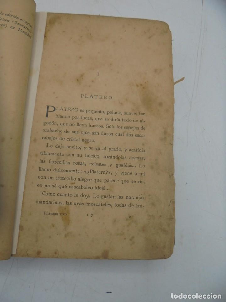 Libros antiguos: PLATERO Y YO. IMPRENTA DE FORTANET. 1917. - Foto 8