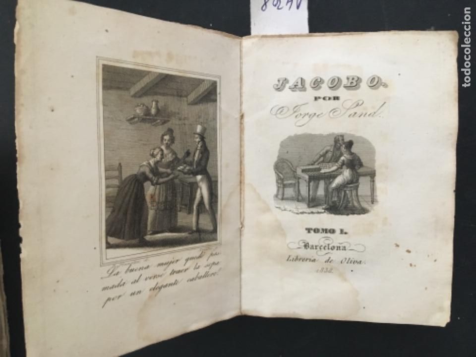 Libros antiguos: JACOBO, JORGE SAND, 1838 - Foto 2