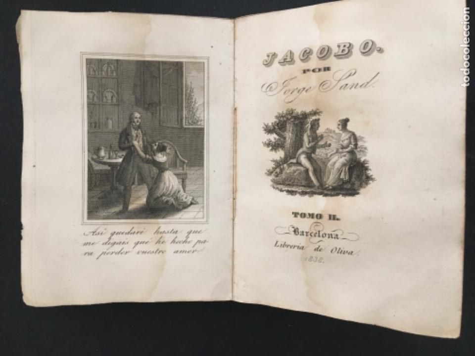 Libros antiguos: JACOBO, JORGE SAND, 1838 - Foto 3