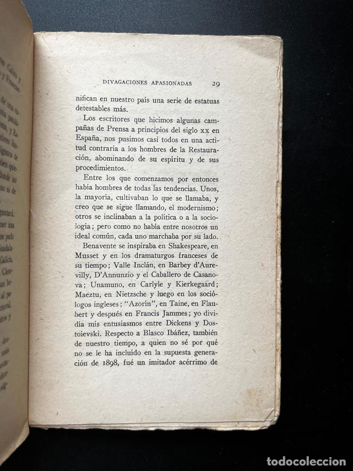 Libros antiguos: DIVAGACIONES APASIONADAS. PIO BAROJA. CARO RAGGIO EDITOR. MADRID. PAGS: 241 - Foto 4 - 293906853