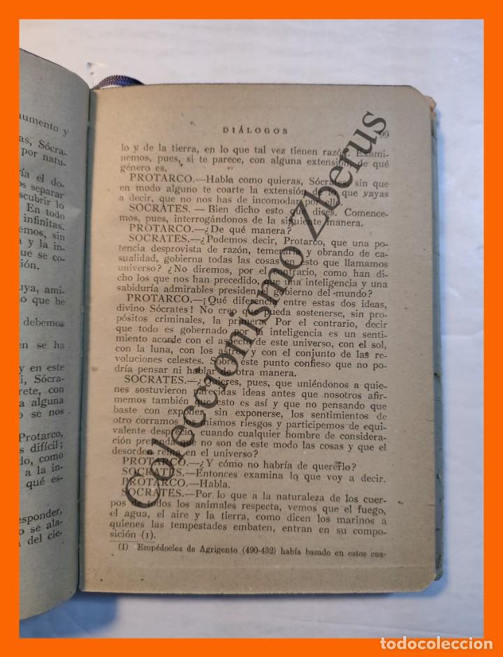 Libros antiguos: Dialogos (Ion - Menexeno - Filebo - Eutidemo - Cratilo) - Platon - Foto 3
