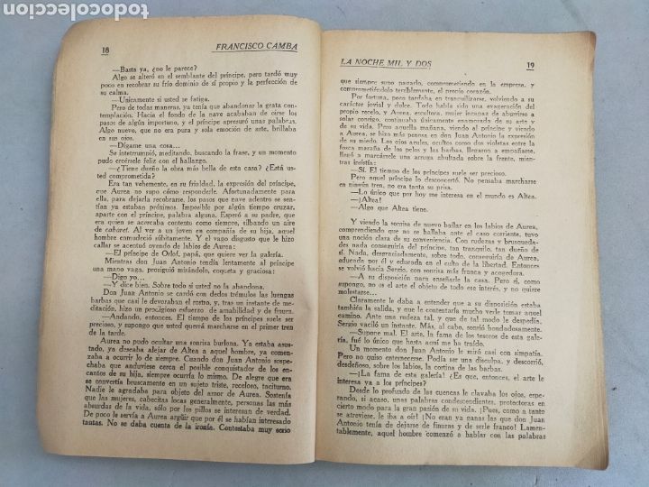 Libros antiguos: LA NOCHE MIL Y DOS. FRANCISCO COMBA. 1930. RUSTICA - Foto 7