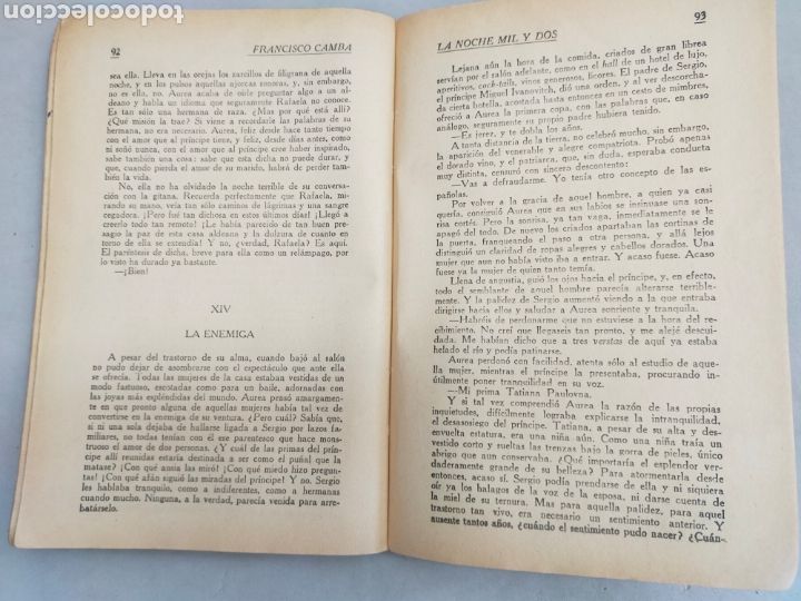 Libros antiguos: LA NOCHE MIL Y DOS. FRANCISCO COMBA. 1930. RUSTICA - Foto 8