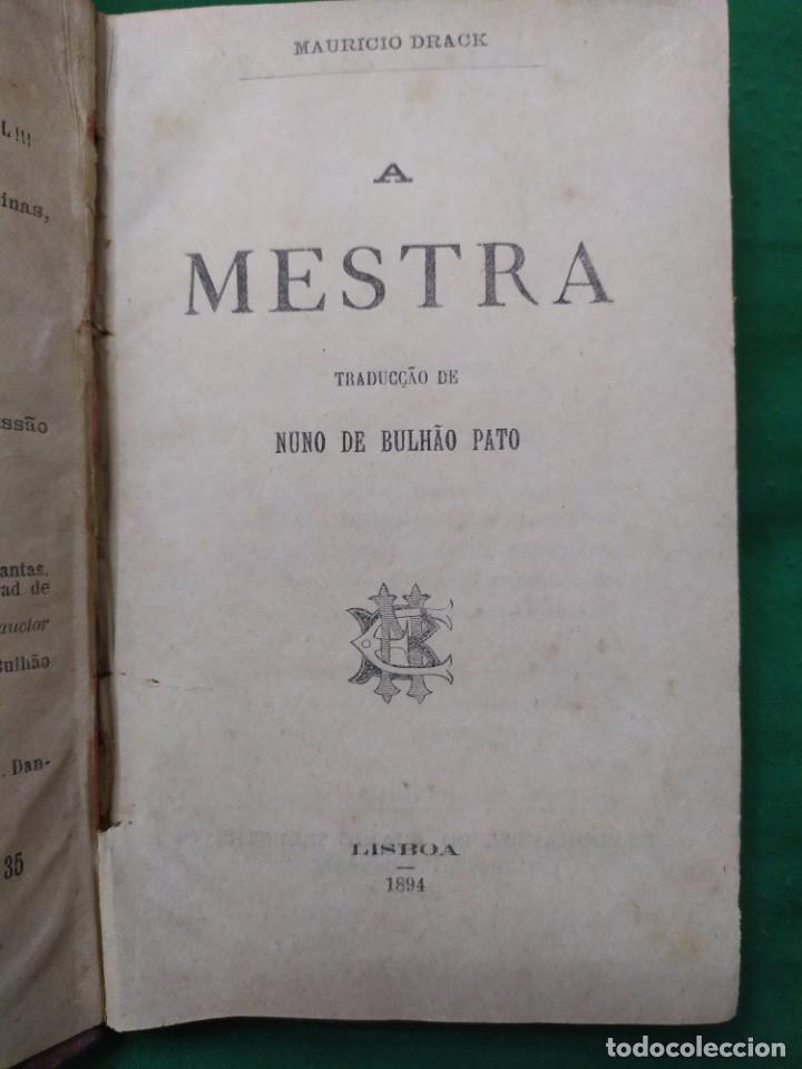Libros antiguos: 1894. A mestra. Mauricio Drack. - Foto 1