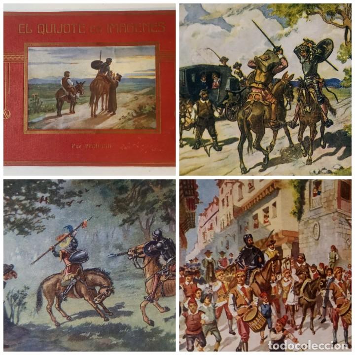 Libros antiguos: El Quijote en im&aacute;genes - Foto 1