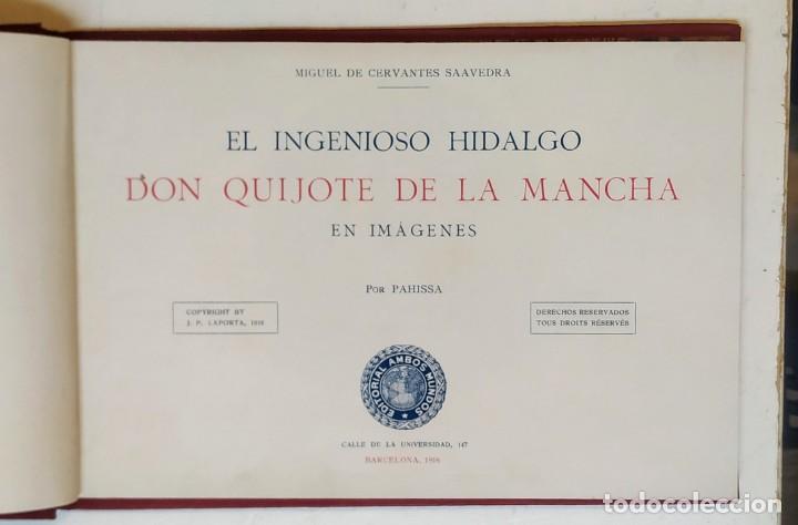 Libros antiguos: El Quijote en im&aacute;genes - Foto 6