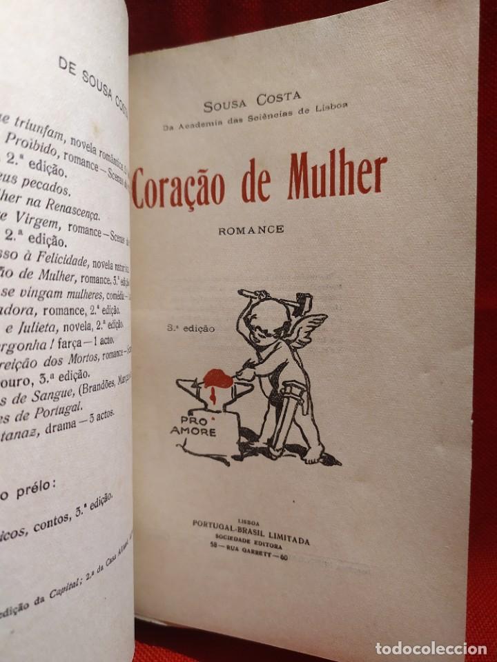 Libros antiguos: Coraz&oacute;n de mujer. Sousa Costa. - Foto 3