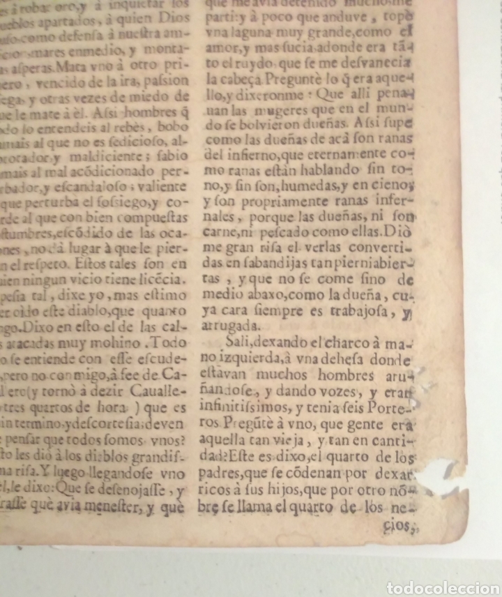 Libros antiguos: Parte primera de las obras en prosa de Francisco Quevedo 1687 - Foto 14