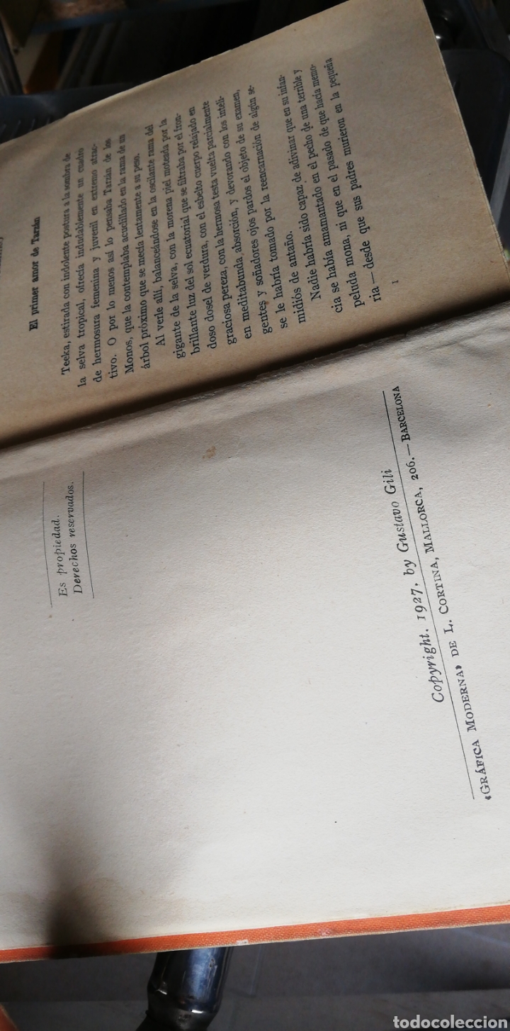 Libros antiguos: TARZAN EN LA SELVA. BURROUGHS Edgar Rice. 1927 - Foto 3