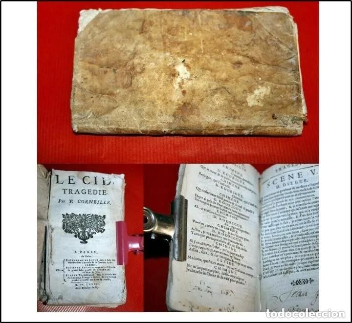 AÑO 1682: EL CID, DE CORNEILLE. PERGAMINO. (Libros antiguos (hasta 1936), raros y curiosos - Literatura - Narrativa - Clásicos)