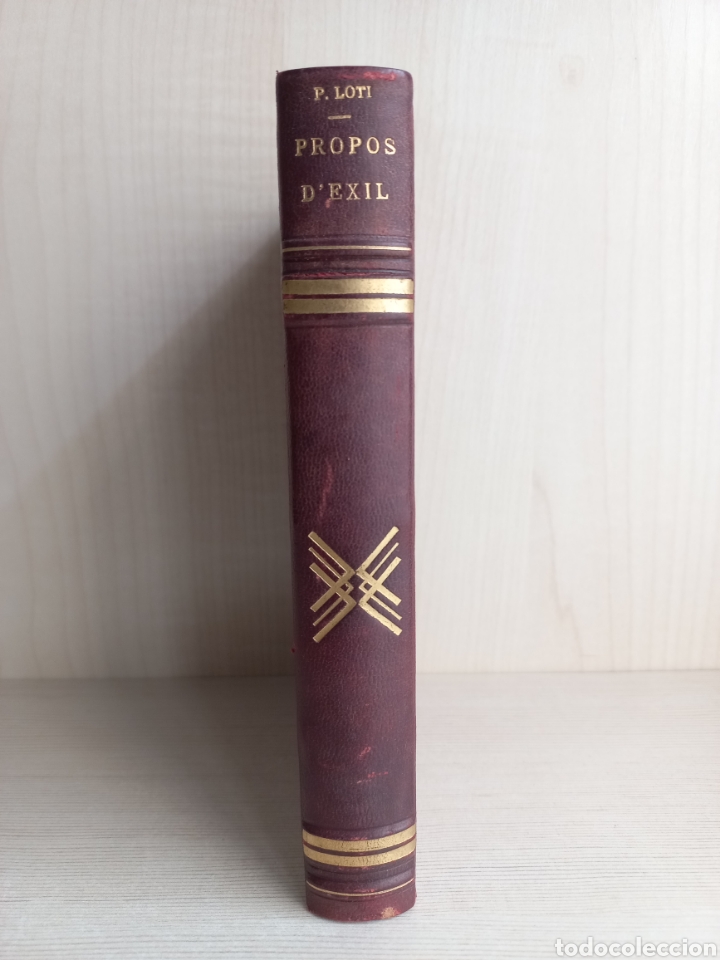 Libros antiguos: Propos dexil. Pierre Loti. Calmann Levy Editeurs. Franc&eacute;s - Foto 1