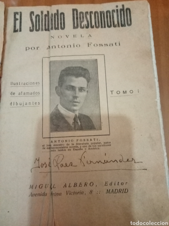 Libros antiguos: El soldado desconocido, tomo 1 - Foto 5