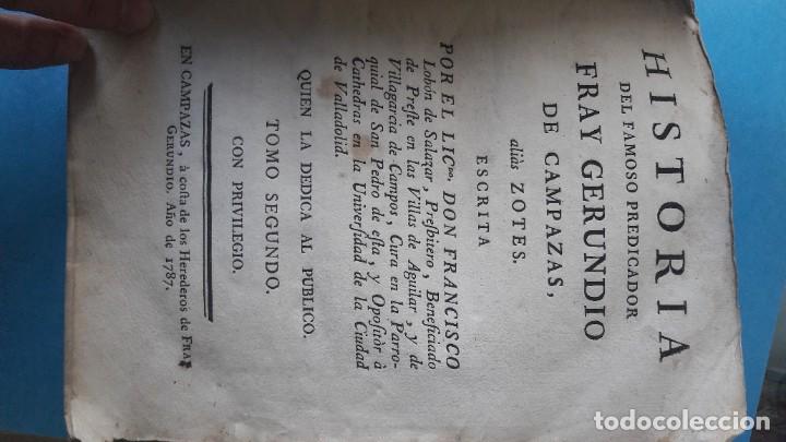 Libros antiguos: Fray Gerundio de Campazas 1787 - Foto 1