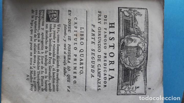 Libros antiguos: Fray Gerundio de Campazas 1787 - Foto 3