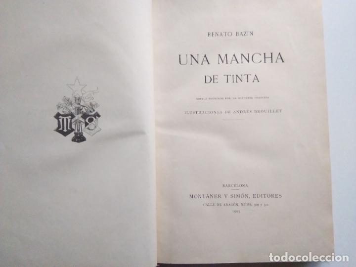 Libros antiguos: UNA MANCHA DE TINTA MONTANER Y SIMON - Foto 4
