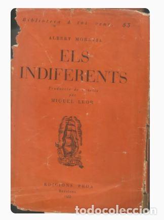Libros antiguos: ELS INDIFERENTS - Albert Moravia - Foto 1