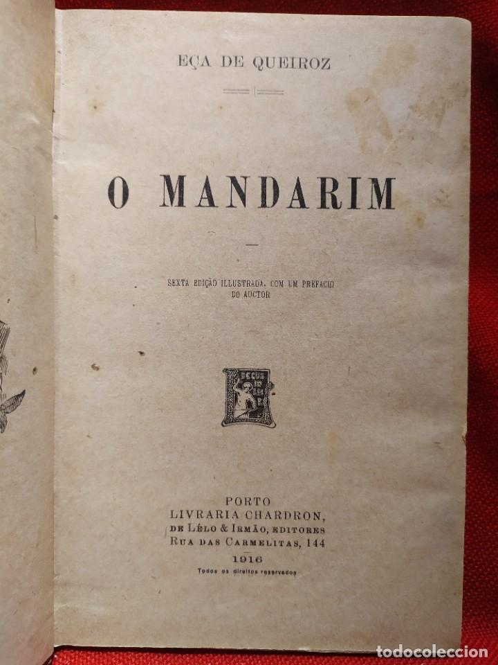 Libros antiguos: 1916. El mandar&iacute;n. E&ccedil;a de Queiroz. - Foto 3