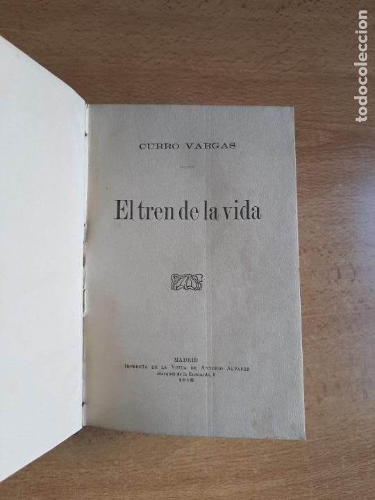Libros antiguos: El tren de la vida - Vargas, Curro - Foto 2