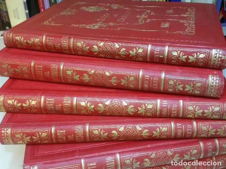 Libros antiguos: 1905 - CERVANTES. El ingenioso hidalgo don Quijote de la Mancha (Quijote del Centenario). 8 TOMOS - Foto 4 - 303970368