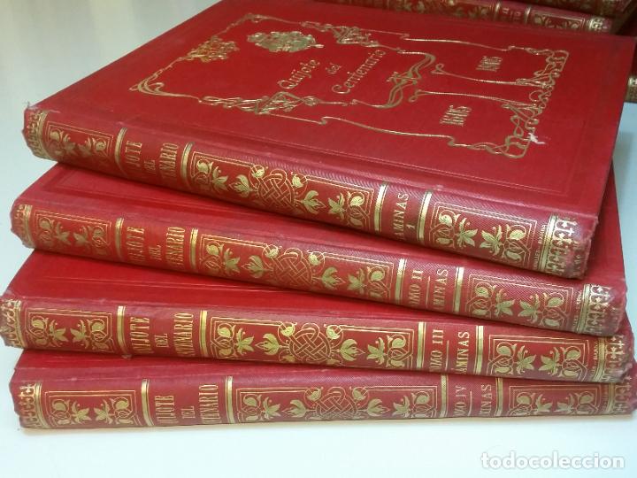 Libros antiguos: 1905 - CERVANTES. El ingenioso hidalgo don Quijote de la Mancha (Quijote del Centenario). 8 TOMOS - Foto 5 - 303970368