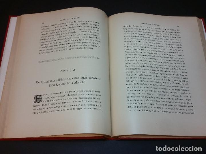 Libros antiguos: 1905 - CERVANTES. El ingenioso hidalgo don Quijote de la Mancha (Quijote del Centenario). 8 TOMOS - Foto 8 - 303970368