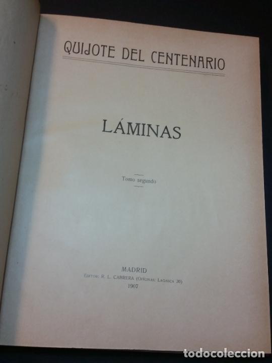 Libros antiguos: 1905 - CERVANTES. El ingenioso hidalgo don Quijote de la Mancha (Quijote del Centenario). 8 TOMOS - Foto 19 - 303970368