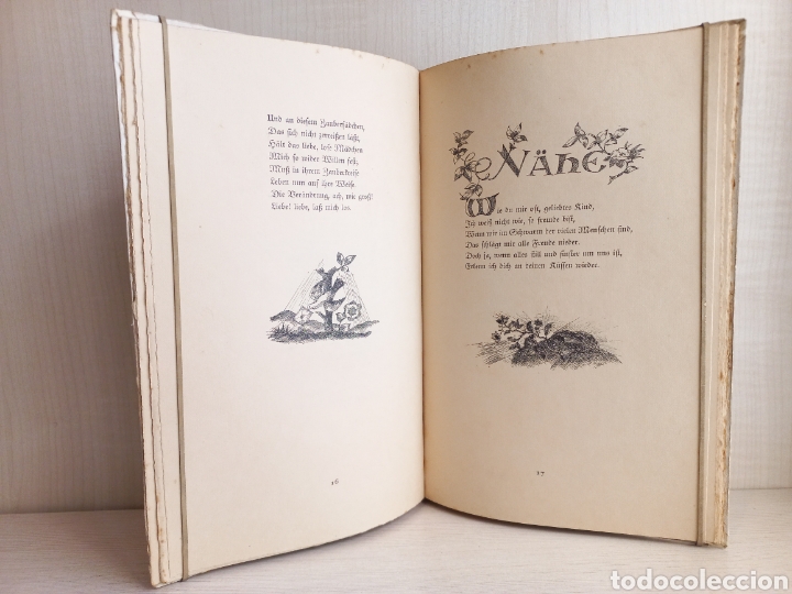 Libros antiguos: Lieder der Liebe. Goethe. Berlin, 1927. Ejemplar numerado. - Foto 5