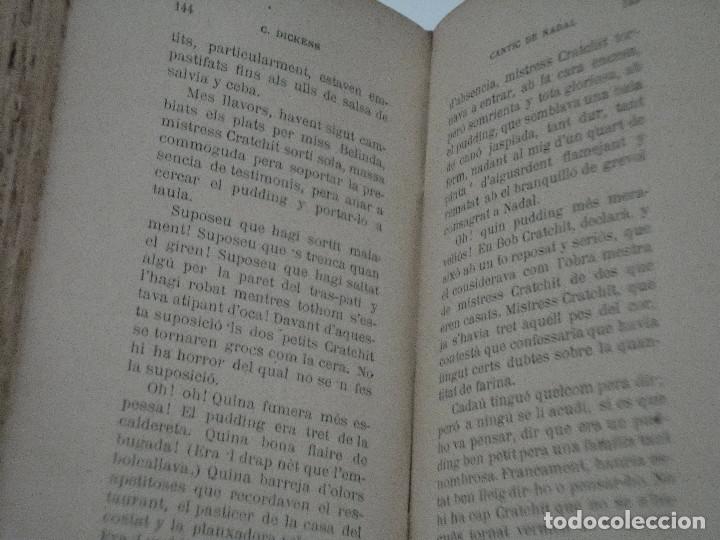 Libros antiguos: LIBRO. &rdquo;B&rdquo;. CANTIC DE NADAL - C.DICKENS (1910) - Foto 3