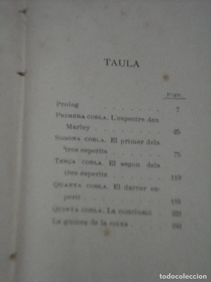 Libros antiguos: LIBRO. &rdquo;B&rdquo;. CANTIC DE NADAL - C.DICKENS (1910) - Foto 4