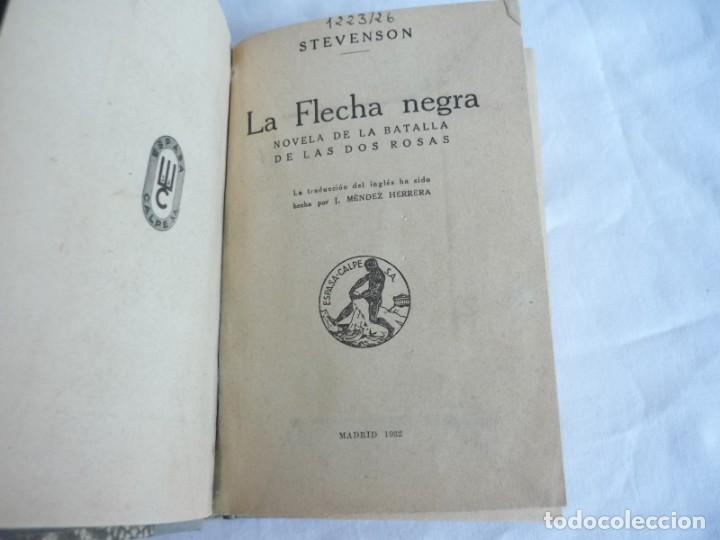 Libros antiguos: La flecha negra, Stevenson 1932 - Foto 7