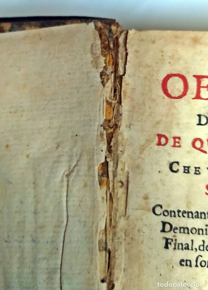 Libros antiguos: AÑO 1699: LAS VISIONES, DE QUEVEDO Y OTRAS OBRAS. LIBRO DEL SIGLO XVII. - Foto 3 - 312720688