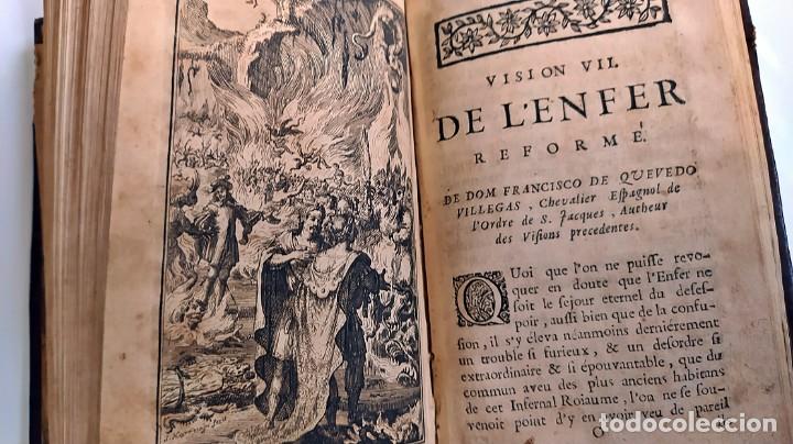 Libros antiguos: AÑO 1699: LAS VISIONES, DE QUEVEDO Y OTRAS OBRAS. LIBRO DEL SIGLO XVII. - Foto 17 - 312720688