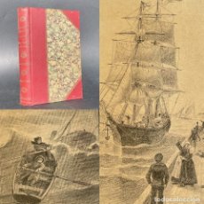 Libros antiguos: 1900 - HISTORIES DE MA CAMBUSE - CUENTO ILUSTRADO AMBIENTADO EN EL MAR - NAUFRAGIO. Lote 312951453