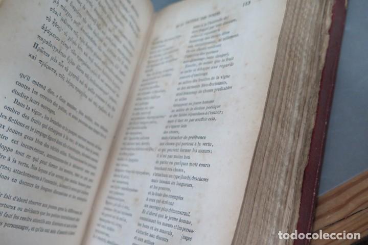 Libros antiguos: 1849.- Vie d&rsquo;Alexandre. Plutarque. Double Traduction - Foto 3