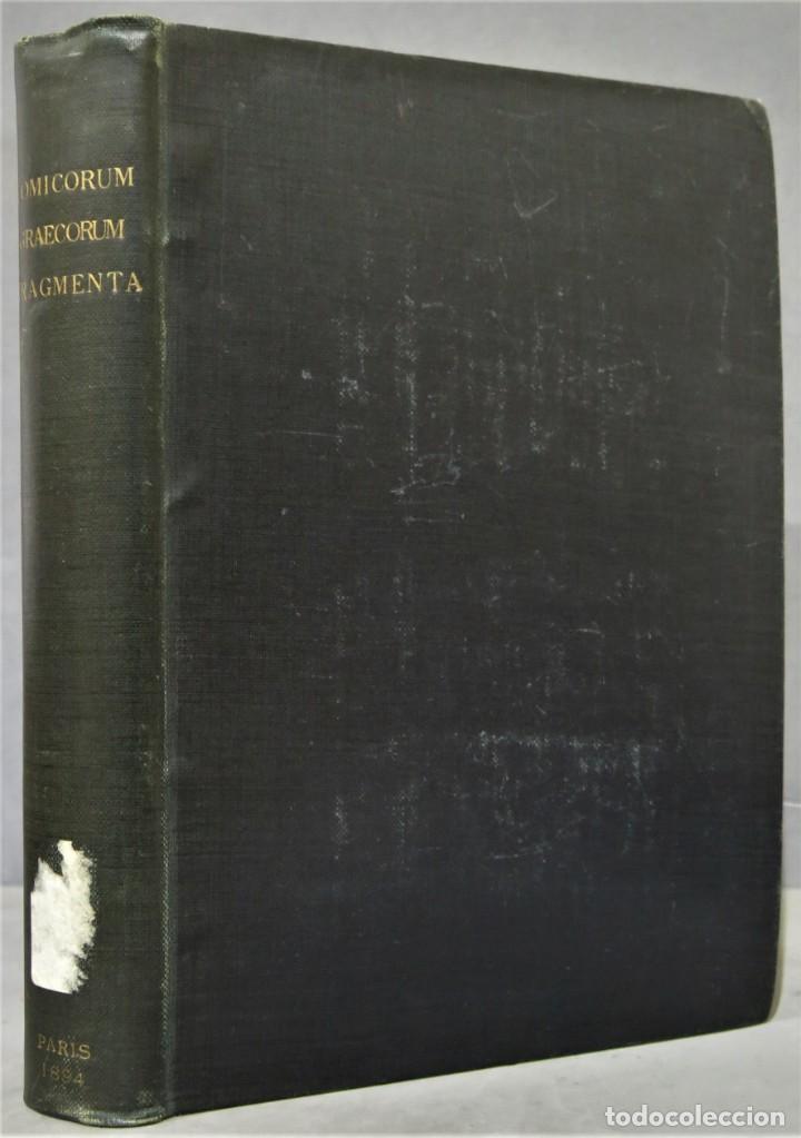 Libros antiguos: 1894.- POETARUM COMICORUN GRAECORUM. MEINIKE - Foto 1