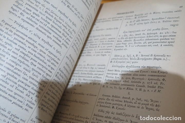 Libros antiguos: 1894.- POETARUM COMICORUN GRAECORUM. MEINIKE - Foto 3