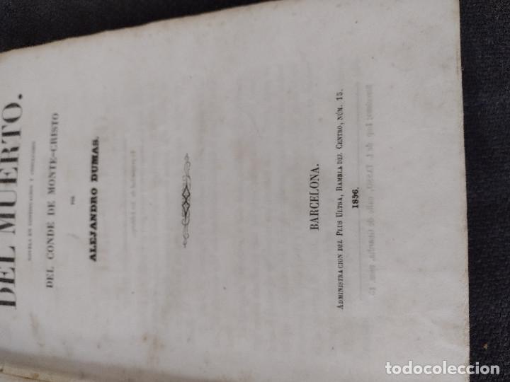 Libros antiguos: LIBRO LA MANO DEL HOMBRE MUERTO 1856 - Foto 4