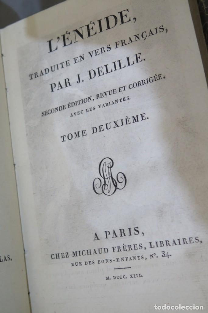 Libros antiguos: 1813.- L&acute;&eacute;n&eacute;ide. DELILLE. 2 TOMOS - Foto 2