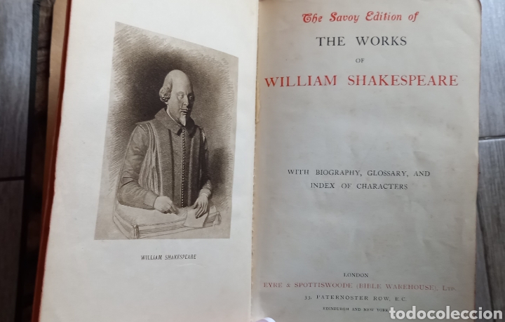 Antiquarische B&uuml;cher: Las Obras de William Shakespeare. 1918