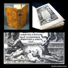 Libros antiguos: AÑO 1736 RERUM ROMANORUM HISTORIA DE ROMA L. ANNAEI FLORI SOLO 19 EN EL MUNDO GRABADO FLORUS FLORO. Lote 323178208