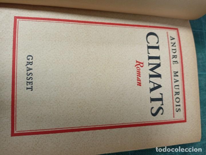 Libros antiguos: Andr&eacute; Maurois. Climas. 1928 - Foto 1
