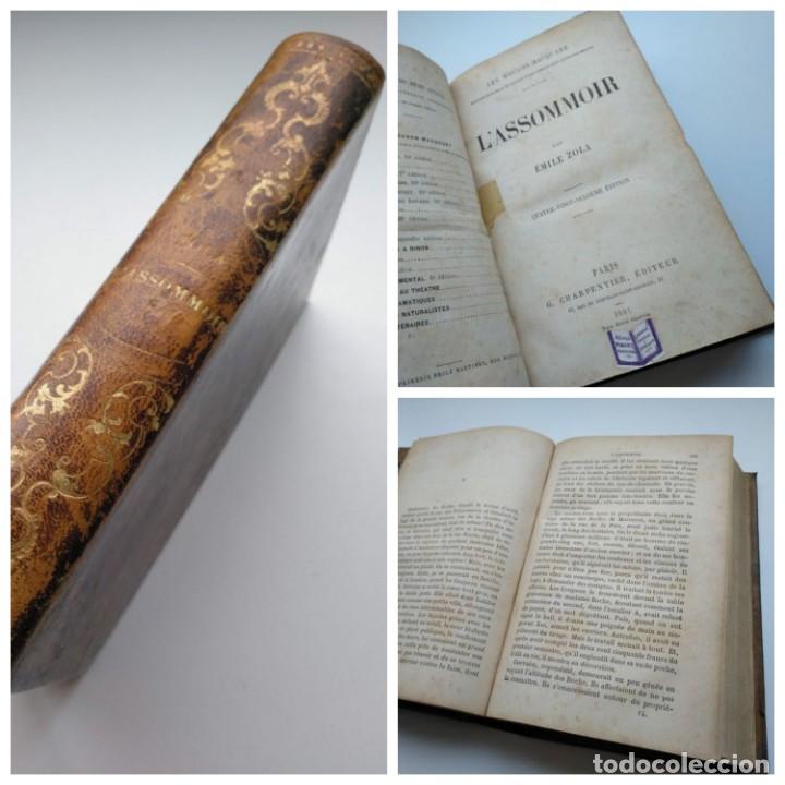 Libros antiguos: LASSOMOIR (LA TABERNA) - &Eacute;MILE ZOLA, 1881 - Foto 1