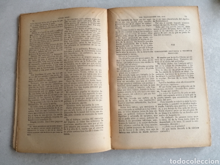Libros antiguos: LOS TRABAJADORES DEL MAR - VICTOR HUGO - Foto 5