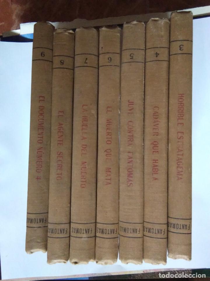 Libros antiguos: HAZA&Ntilde;AS DE FANTOMAS 7 LIBROS - Foto 2
