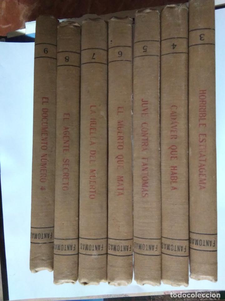 Libros antiguos: HAZA&Ntilde;AS DE FANTOMAS 7 LIBROS - Foto 3