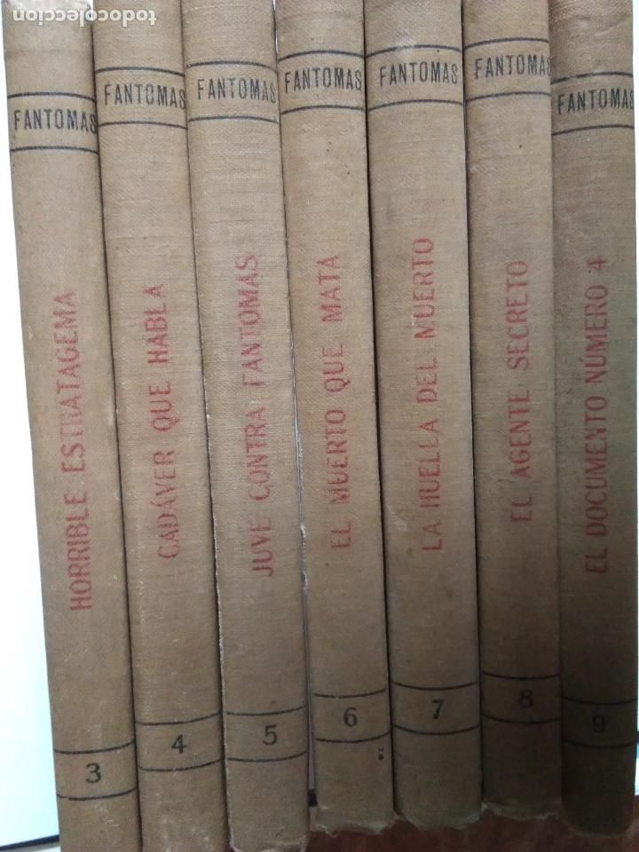 Libros antiguos: HAZA&Ntilde;AS DE FANTOMAS 7 LIBROS - Foto 5